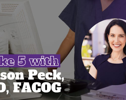 Take 5 with Dr. Alison Peck of HRC Fertility