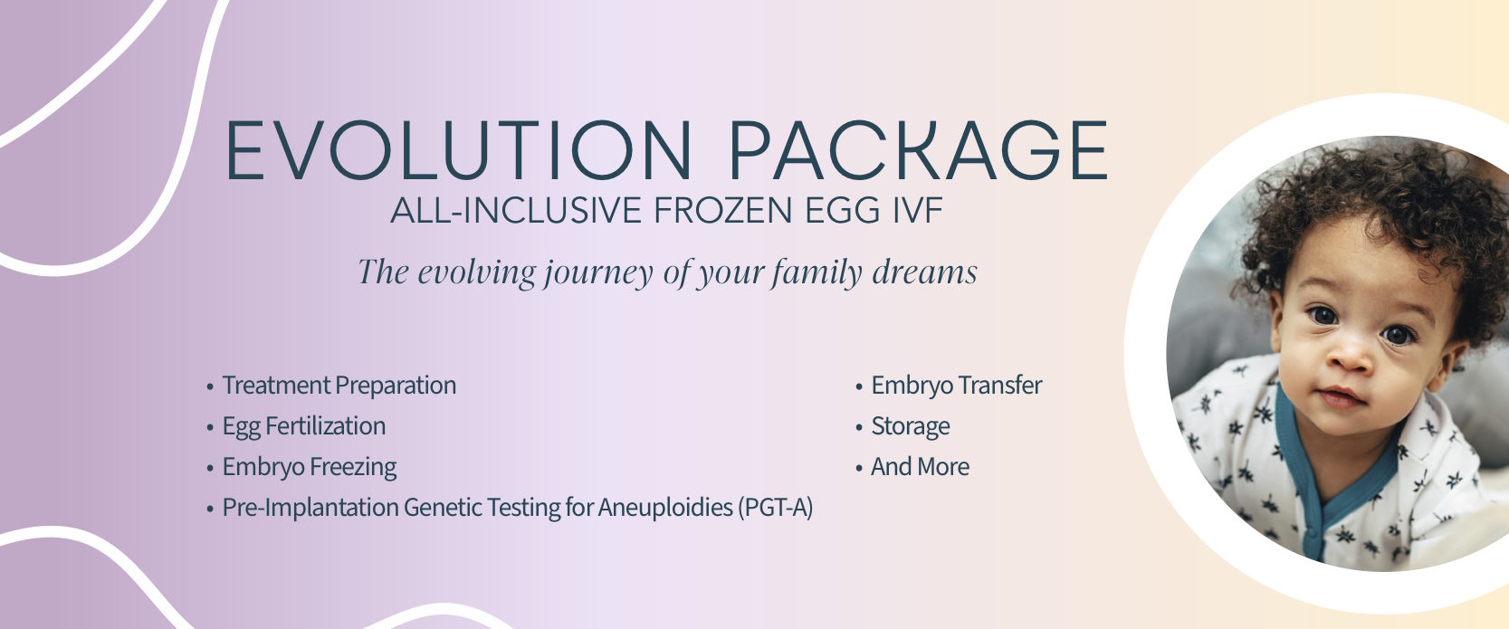 HRC Fertility offering the Evolution Package