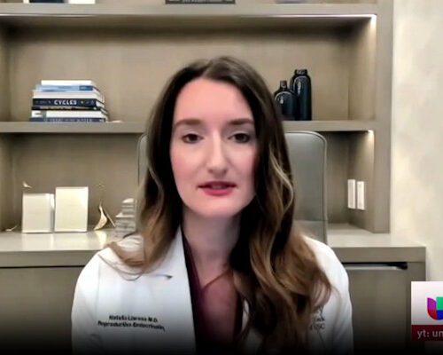 Dr. Natalia Llarena featured on Noticias Univisión 41