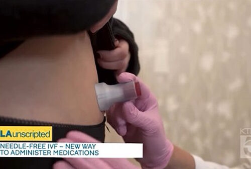 Dr. Rachel Mandelbaum discusses Needle-Free IVF on KTLA.