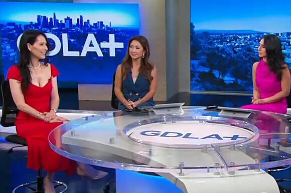 Dr. Alison Peck on Good Day LA discussing geriatric pregnancy.