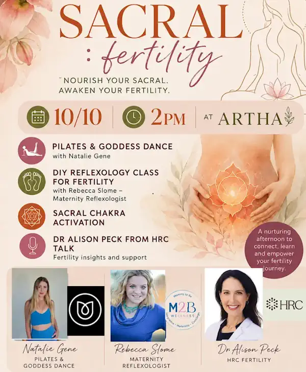 SACRAL fertility event with Dr. Alison Peck of HRC Encino and Westlake Village